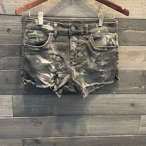 Seethrusoul Camo Jean Shorts